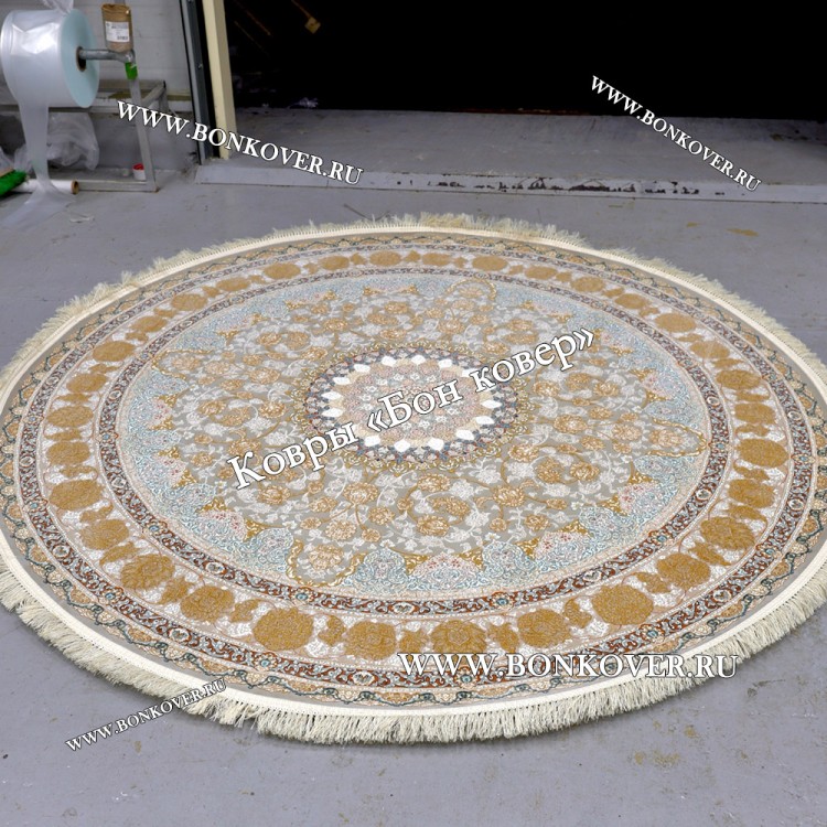 Восточный Ковер Для Гостиной Дизайн 30545 Круг