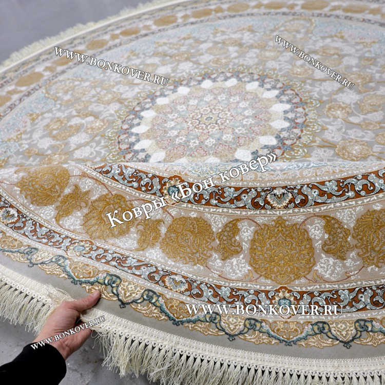 Восточный Ковер Для Гостиной Дизайн 30545 Круг