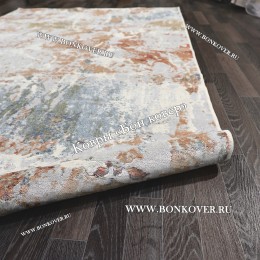 Тонкий Ковер Из Вискозы Дизайн 25 Разноцветный